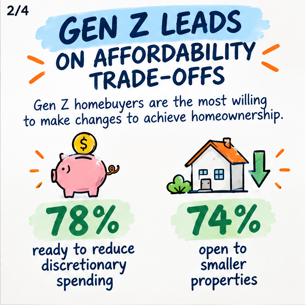 Gen Z buyers lead every generation on affordability trade-offs — slide 2 of 5
