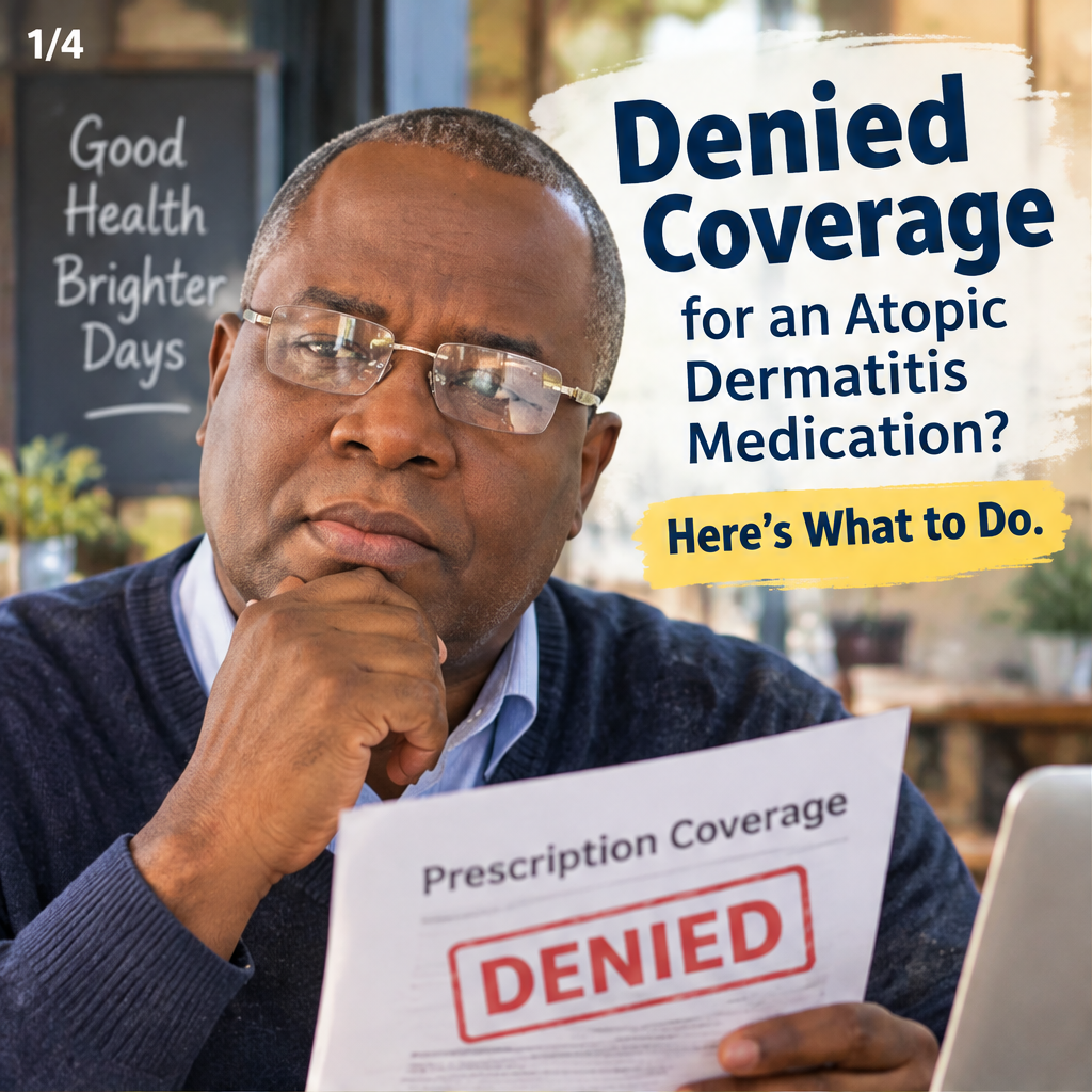 Steps to Secure Coverage for Atopic Dermatitis Medication — slide 1 of 5