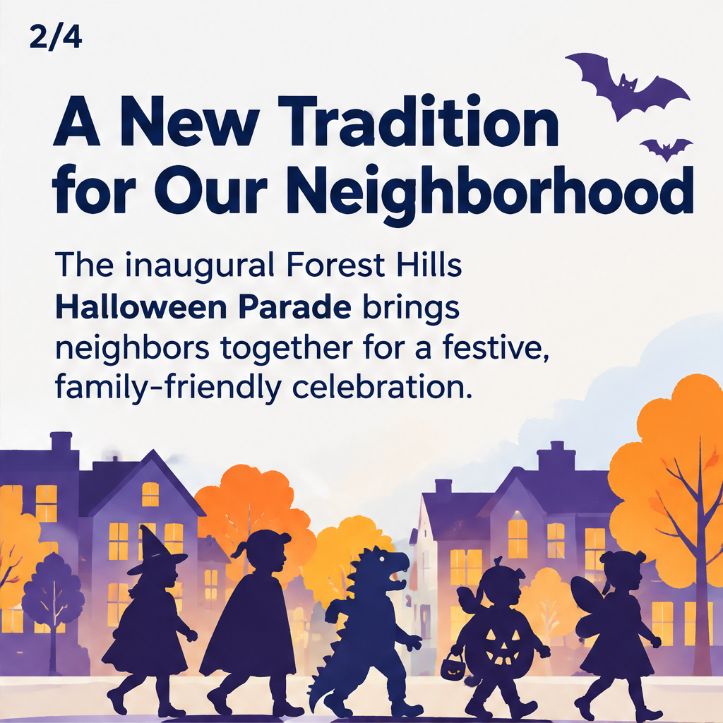 Inaugural Forest Hills Halloween Parade — slide 2 of 5