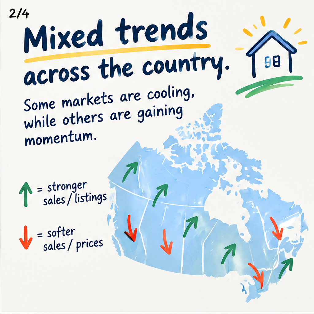 Canada's housing markets split along regional lines in August — slide 2 of 5