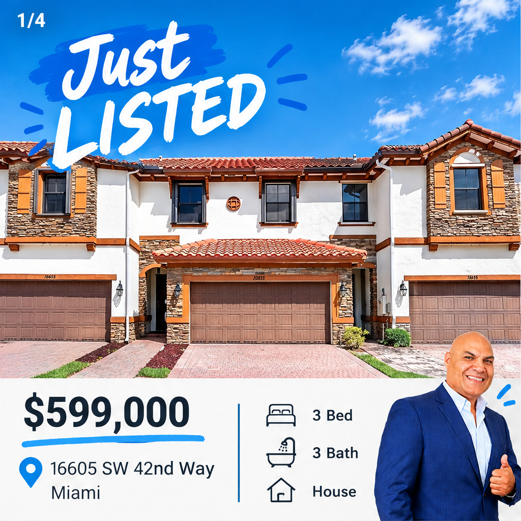 Your Miami Move Starts Here | 16605 SW 42nd Way — slide 1 of 5
