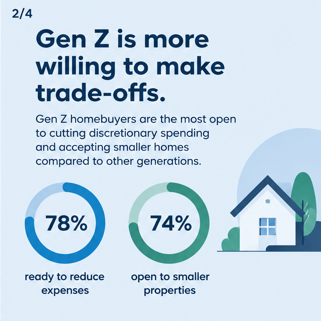 Gen Z buyers lead every generation on affordability trade-offs — slide 2 of 5