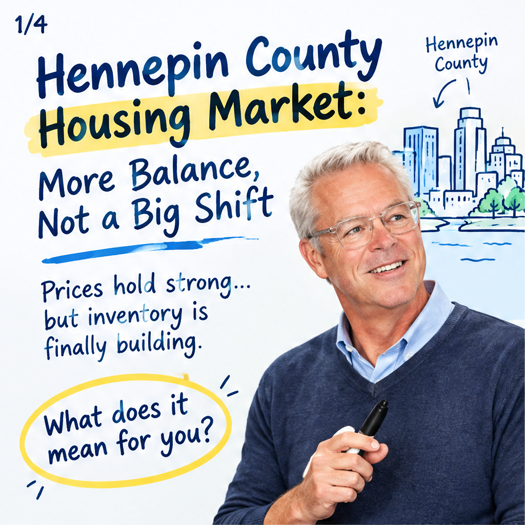 Hennepin County Market Update: Prices Hold Strong While Inventory Builds — slide 1 of 5