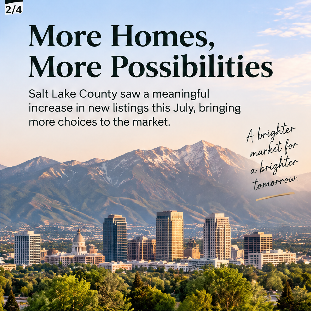 New Listings Surge in Salt Lake County This July — slide 2 of 4