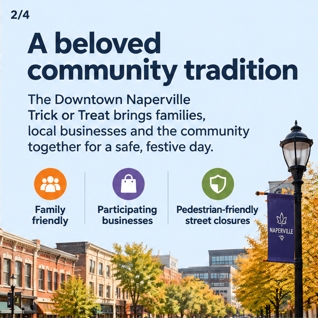 Downtown Naperville Trick or Treat 2026 — slide 2 of 5