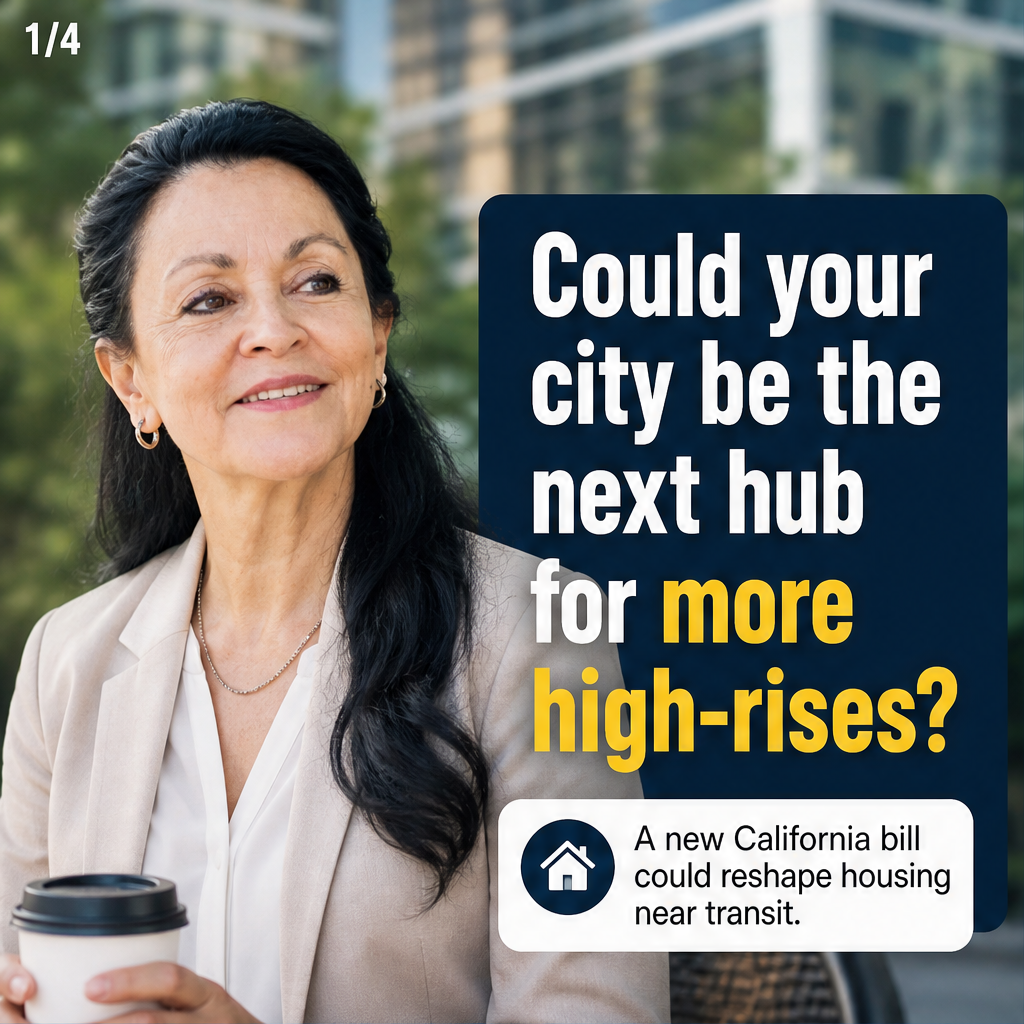 Housing Density Bill Could Bring More High-Rises to 7 California Cities — slide 1 of 5