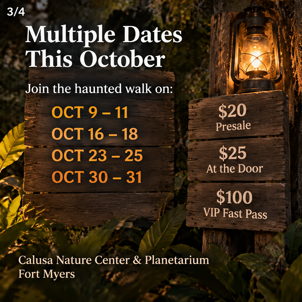 Haunted Walk at the Calusa Nature Center & Planetarium — slide 3 of 5