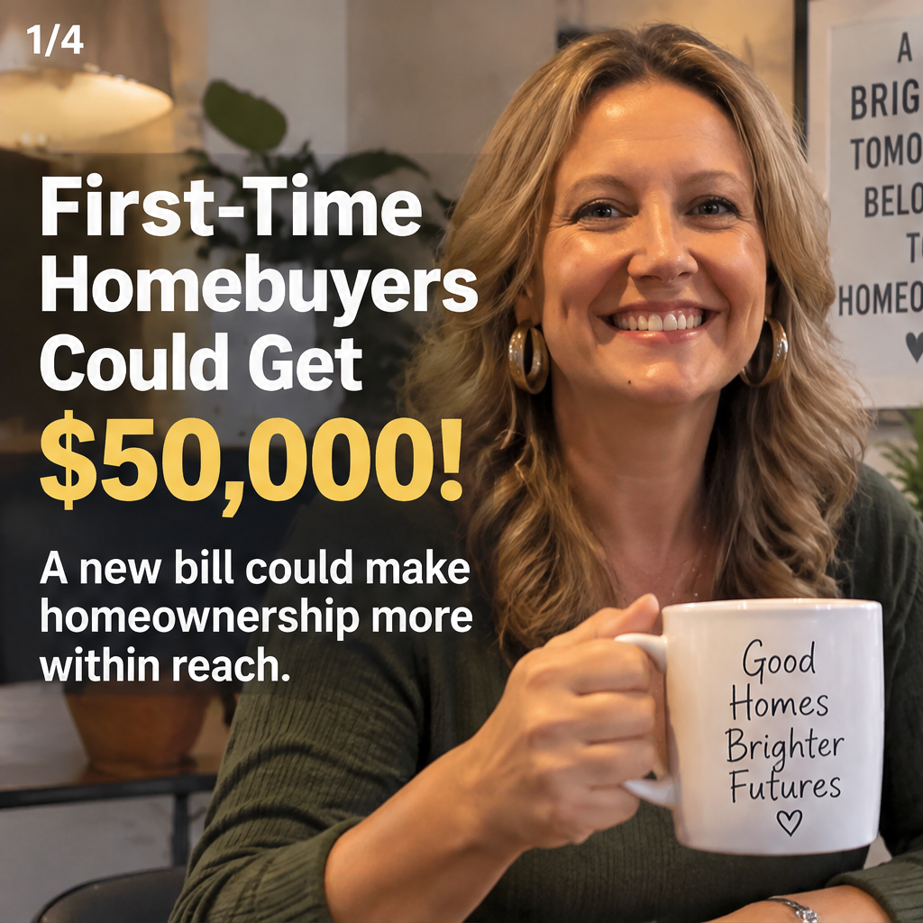 First-time homebuyers could get $50,000 under new bill — slide 1 of 5