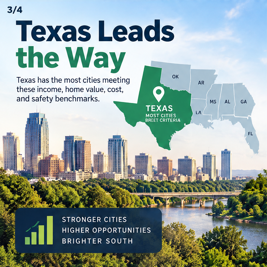 Safe and Wealthy Southern Cities To Watch in 2026 — slide 3 of 5