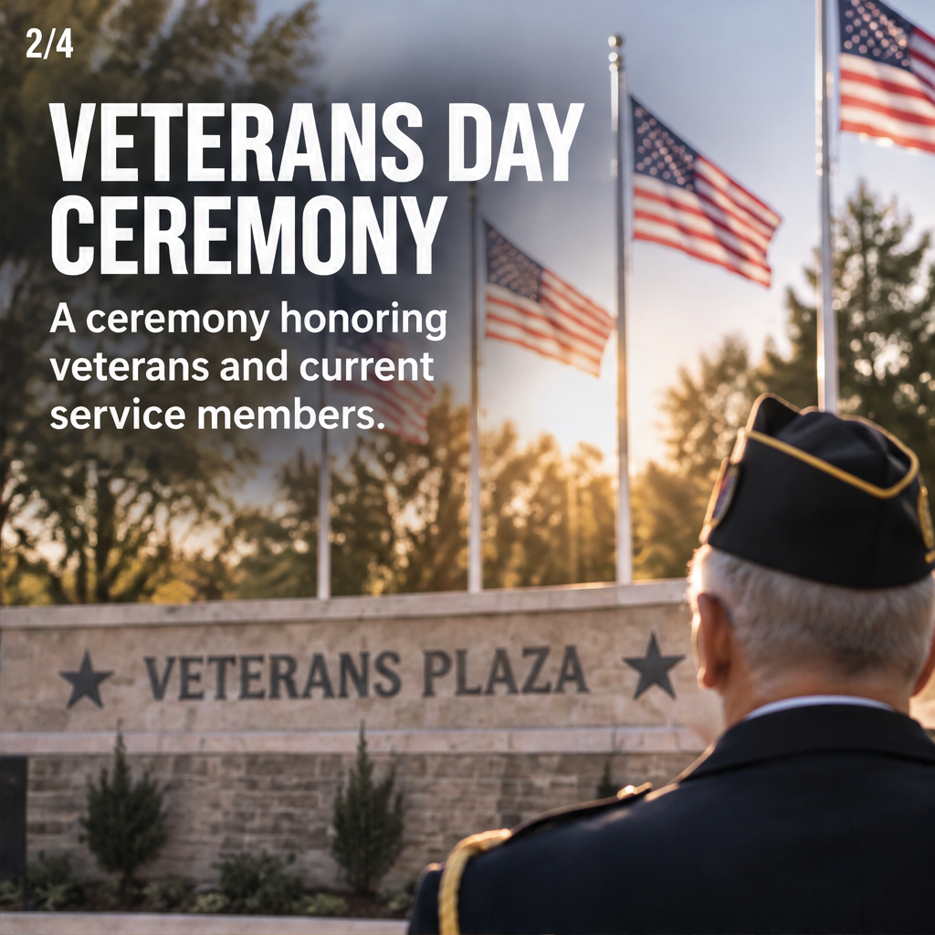 Veterans Day Ceremony — slide 2 of 5