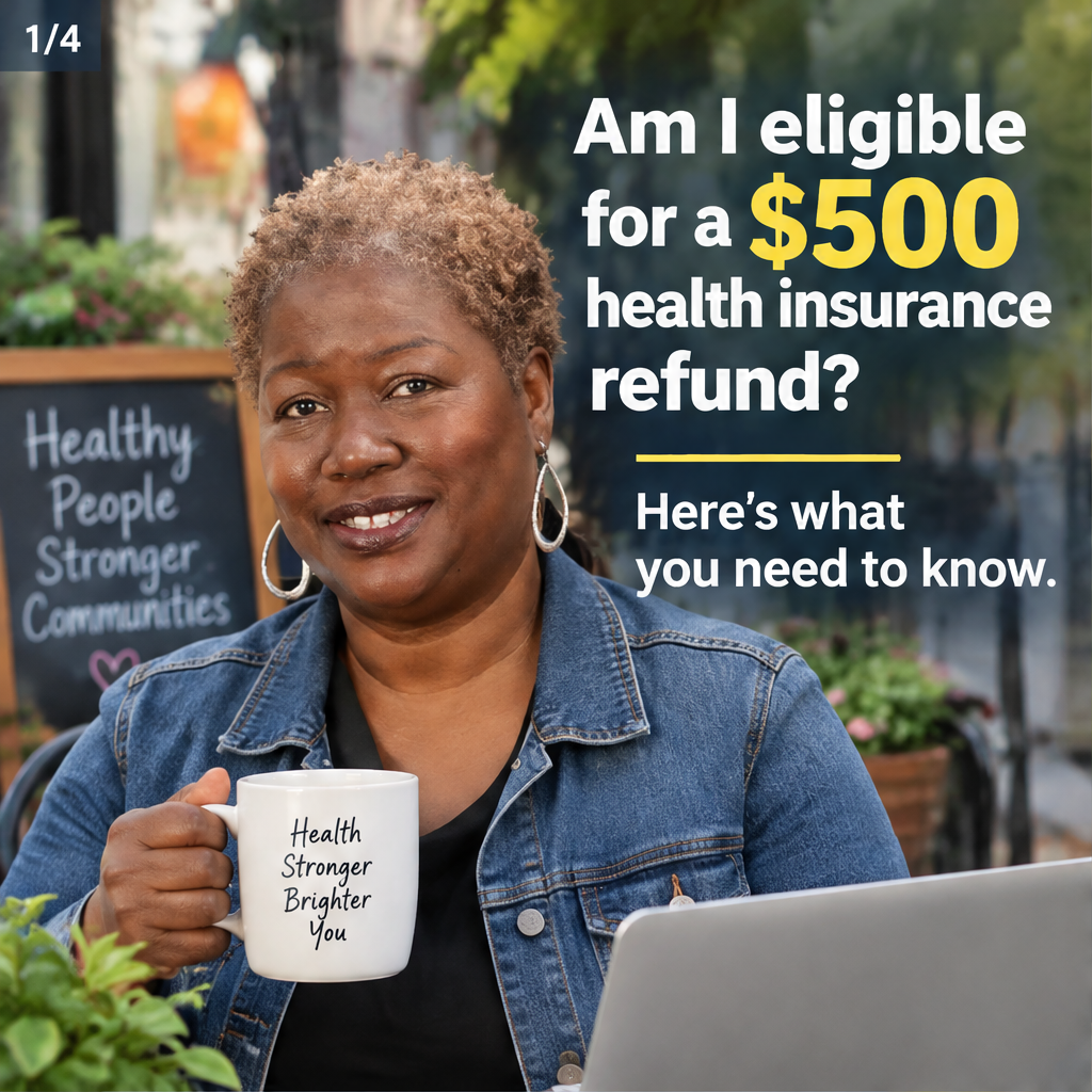 Am I eligible for a $500 health insurance refund? What you need to know — slide 1 of 5