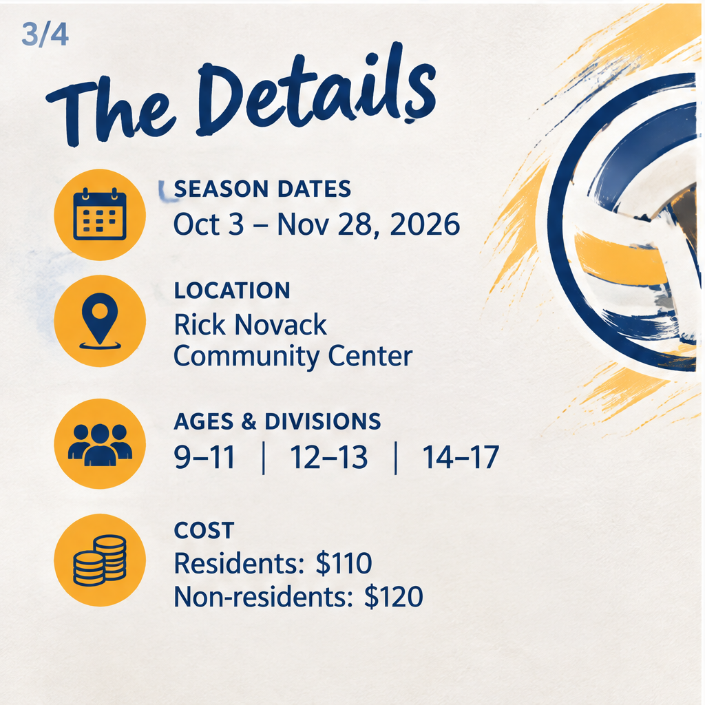 Fall Girls Volleyball – In Season — slide 3 of 4