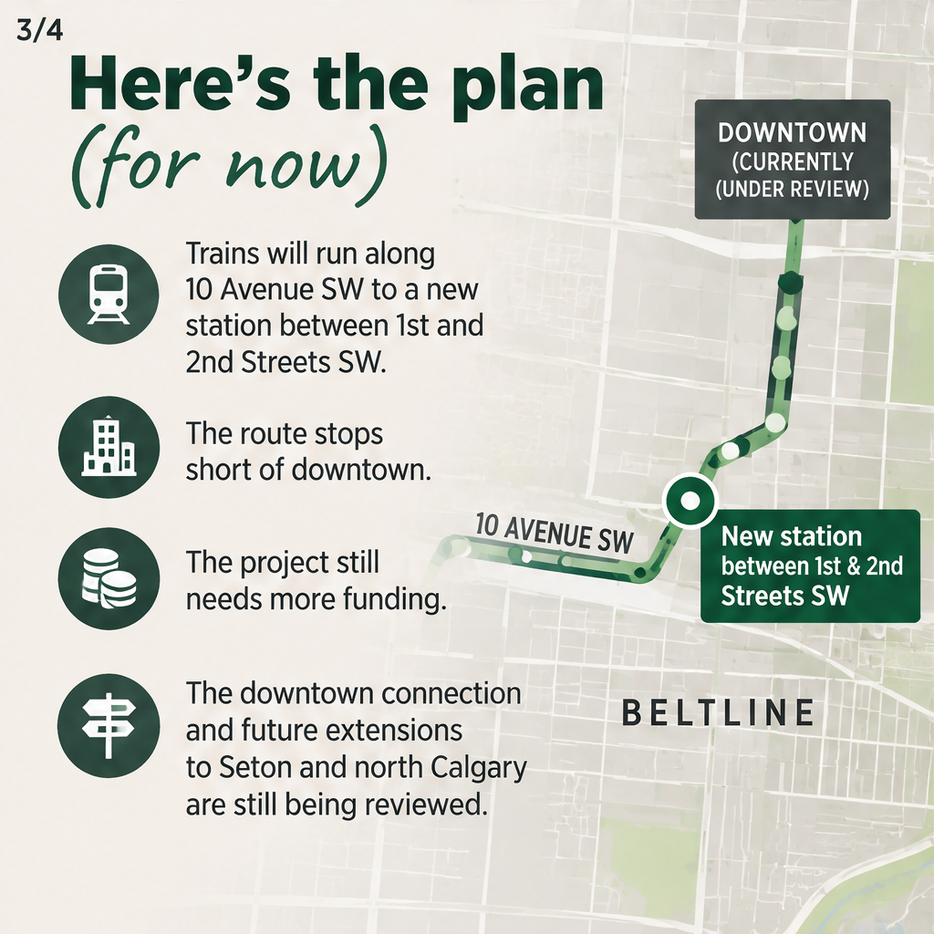 Green Line downtown alignment — slide 3 of 5