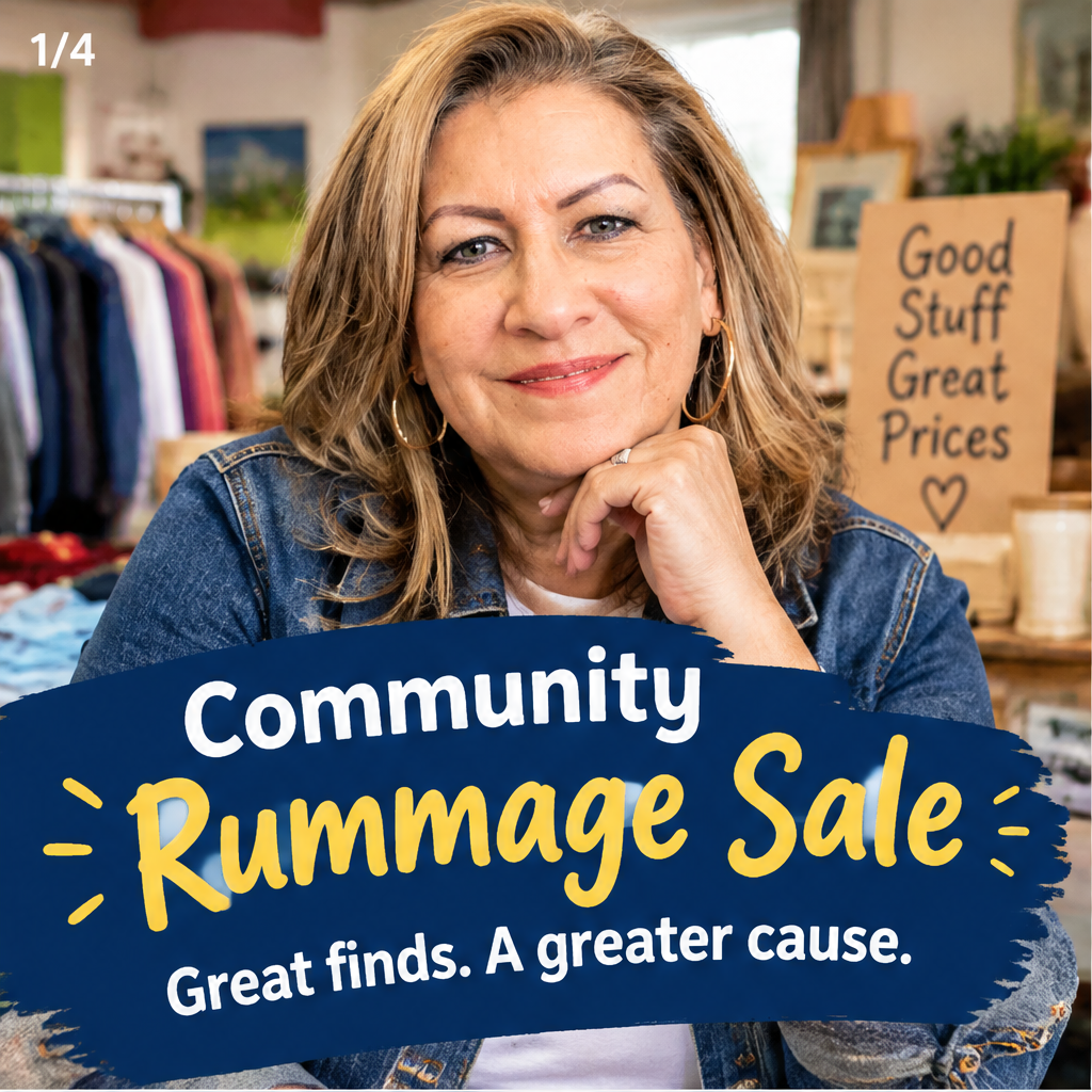 Community Rummage Sale — slide 1 of 5