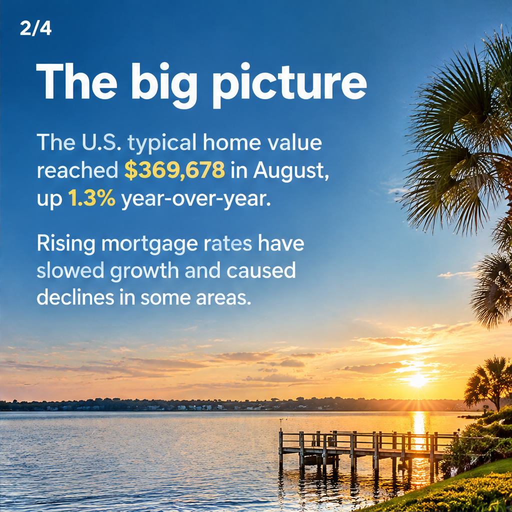 Cities with the fastest-growing home prices in the Sebring metro area — slide 2 of 5