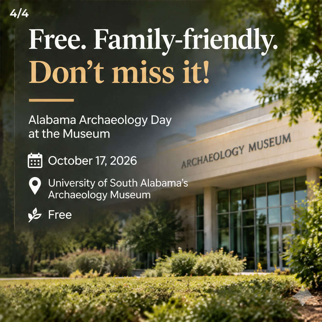 ALABAMA ARCHAEOLOGY DAY AT THE MUSEUM — slide 4 of 5