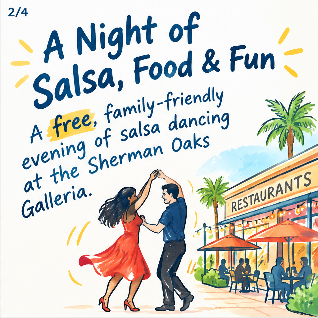 Salsa Night at the Sherman Oaks Galleria! — slide 2 of 5