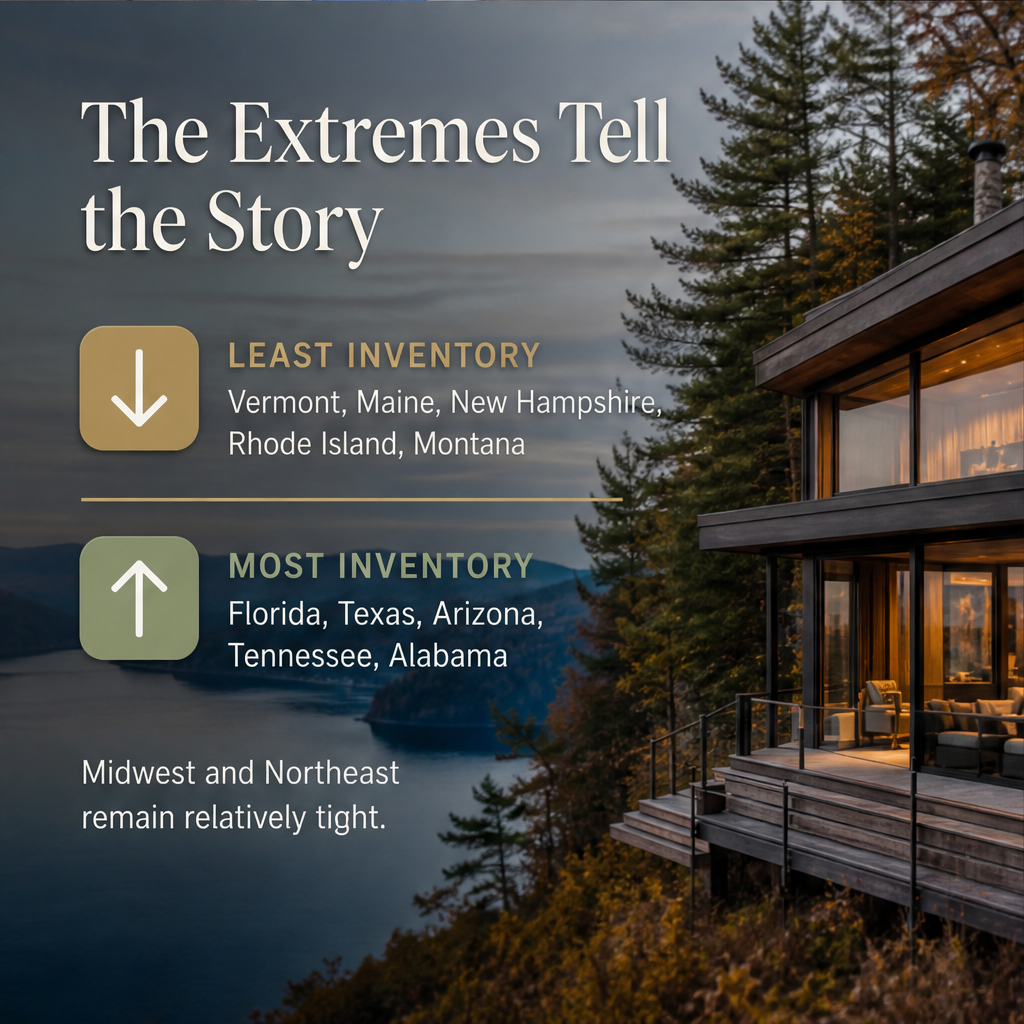 States with the least—and most—housing market inventory heading into the fall — slide 3 of 5