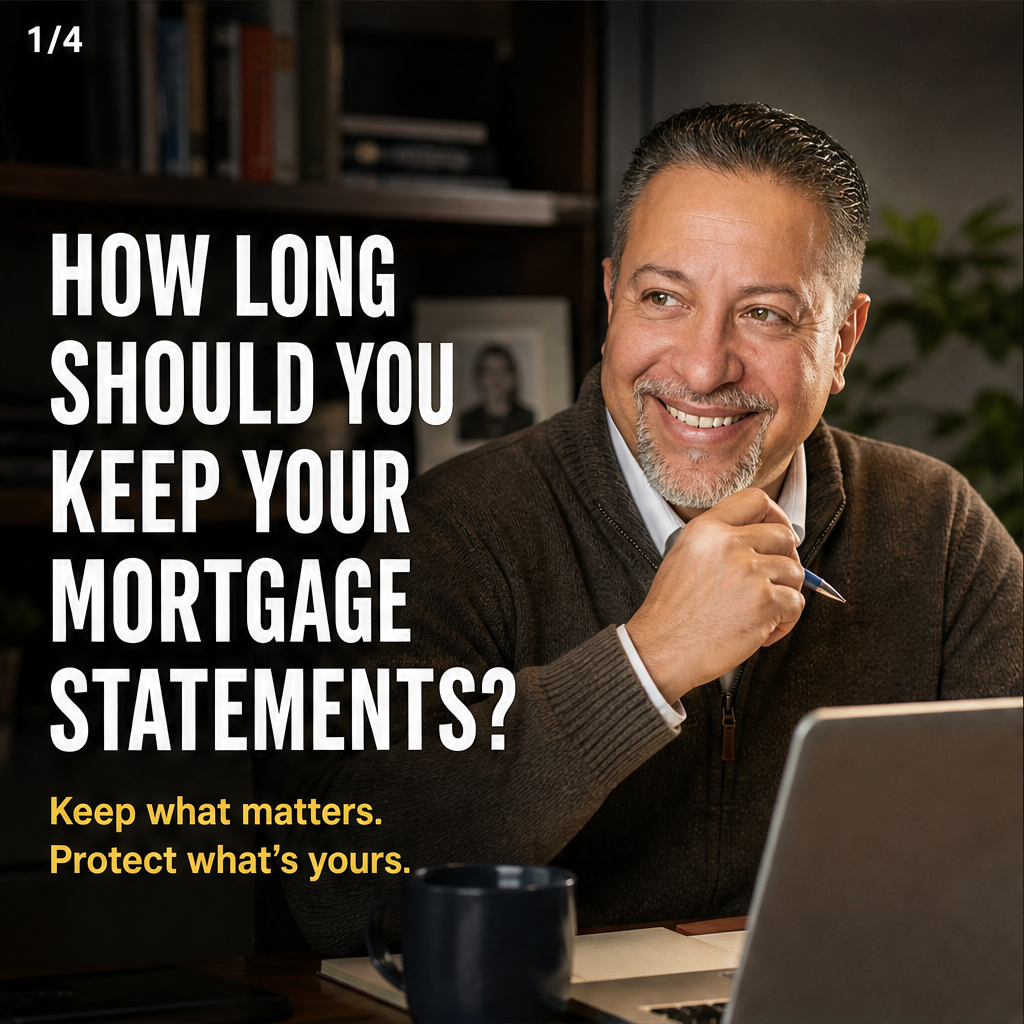 How Long to Keep Mortgage Statements — slide 1 of 5