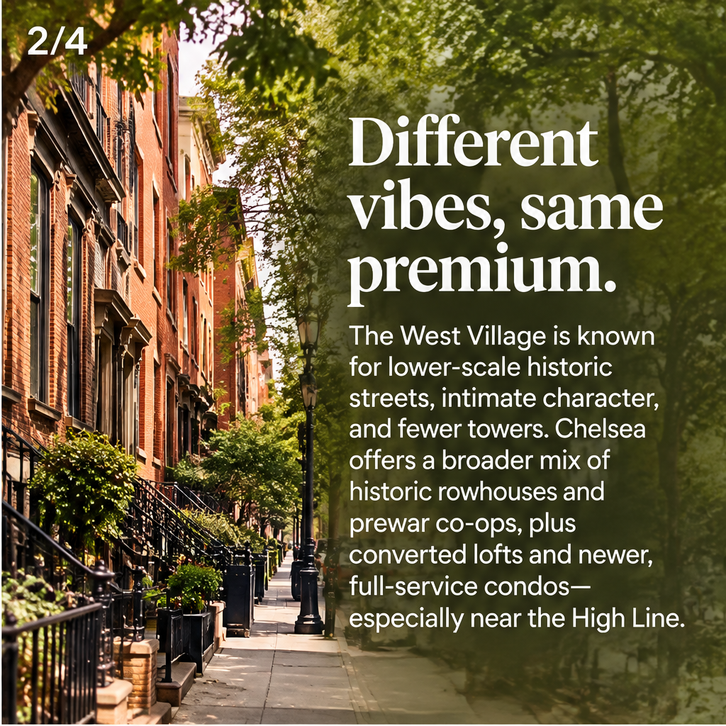 West Village comparison — slide 2 of 5
