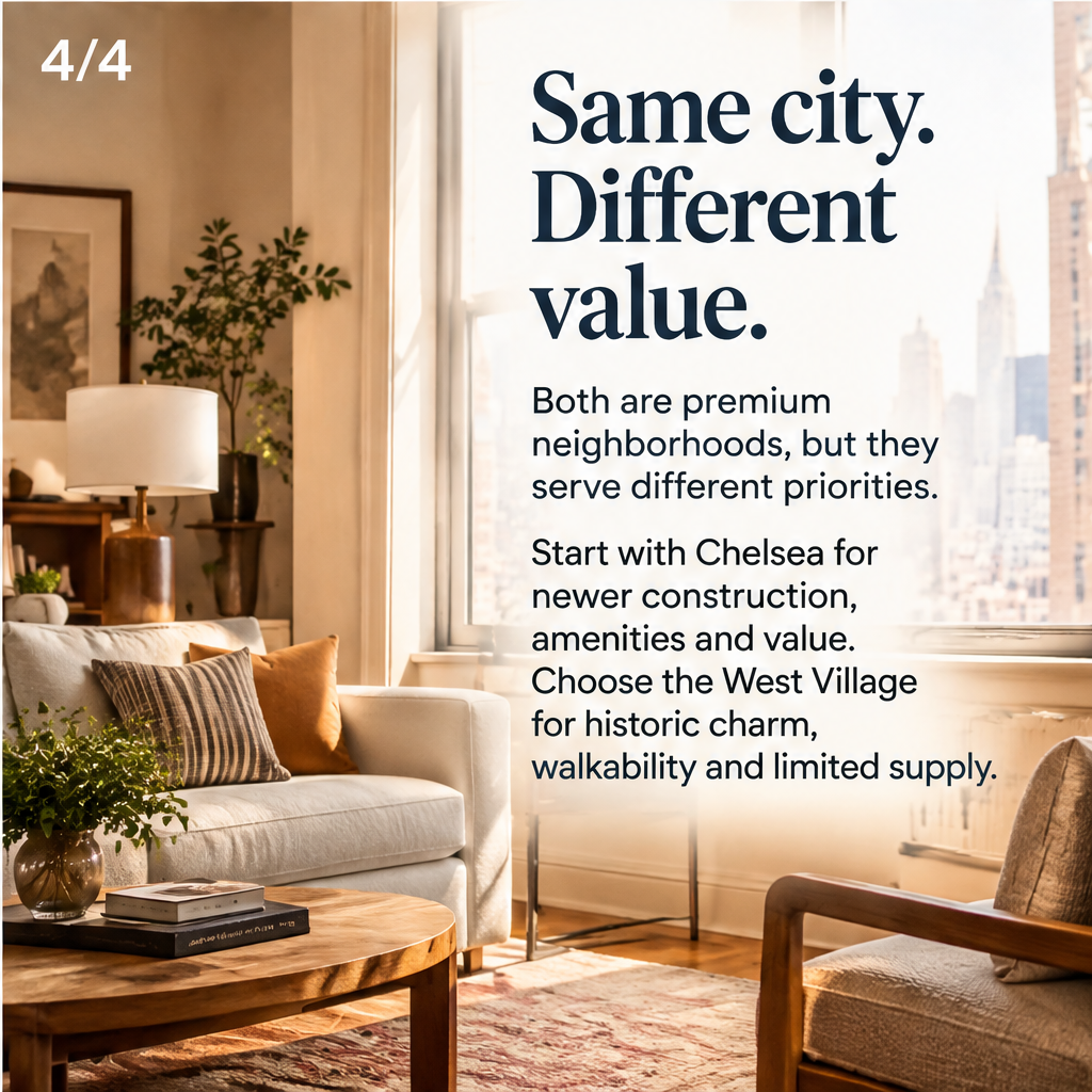West Village comparison — slide 4 of 5