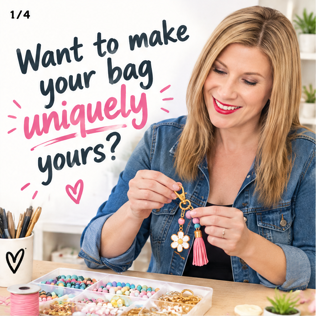 DIY Bag Charm Workshop at Bonita Clothing Co — slide 1 of 5