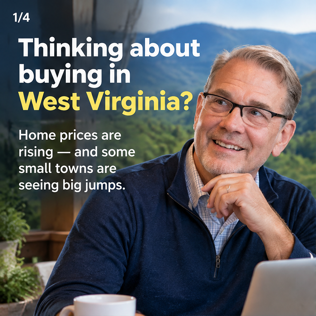 Cities with the fastest-growing home prices in West Virginia — slide 1 of 5