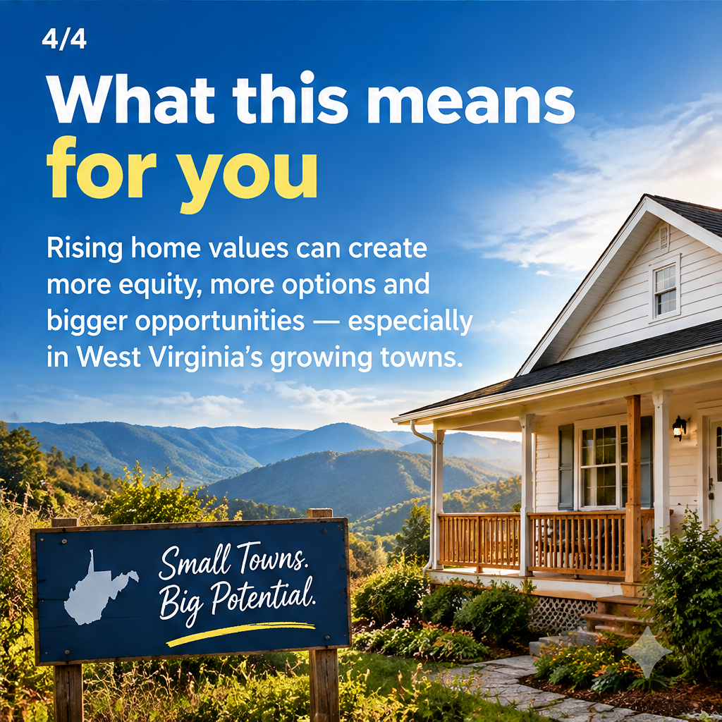 Cities with the fastest-growing home prices in West Virginia — slide 4 of 5