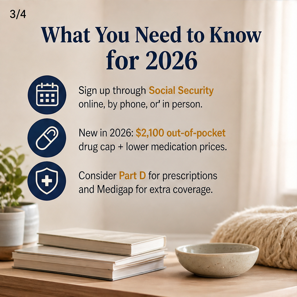 Turning 65: How to Sign Up for Medicare — slide 3 of 5