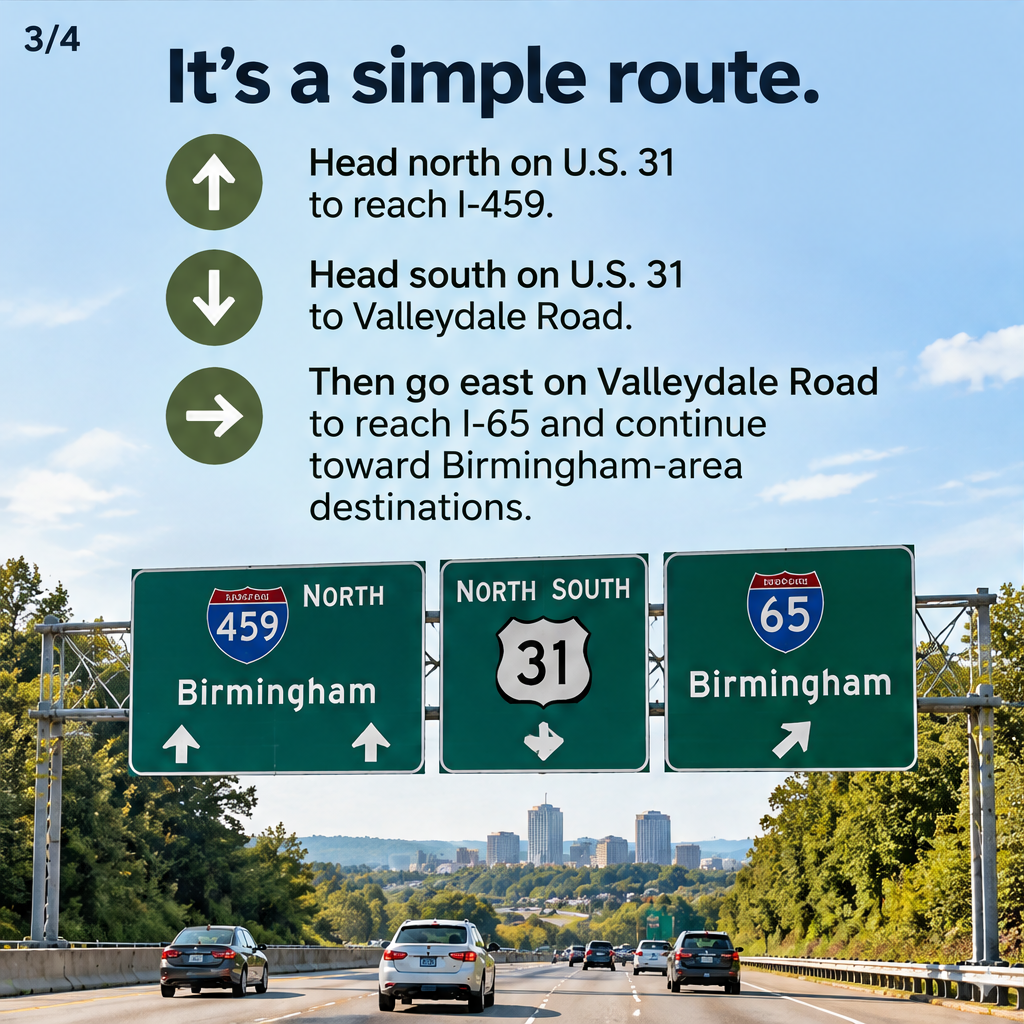 Riverchase commute access — slide 3 of 5