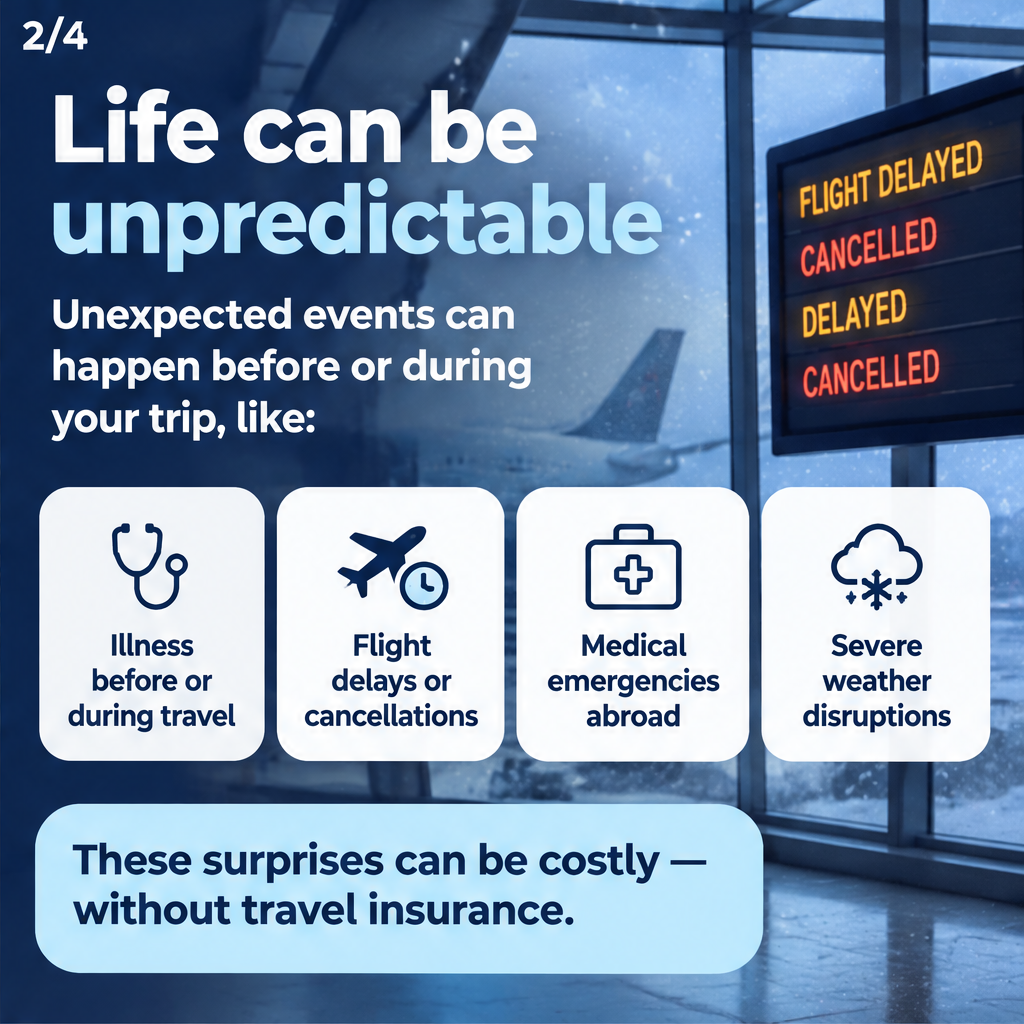 Planning a winter getaway? Here's why travel insurance matters — slide 2 of 4