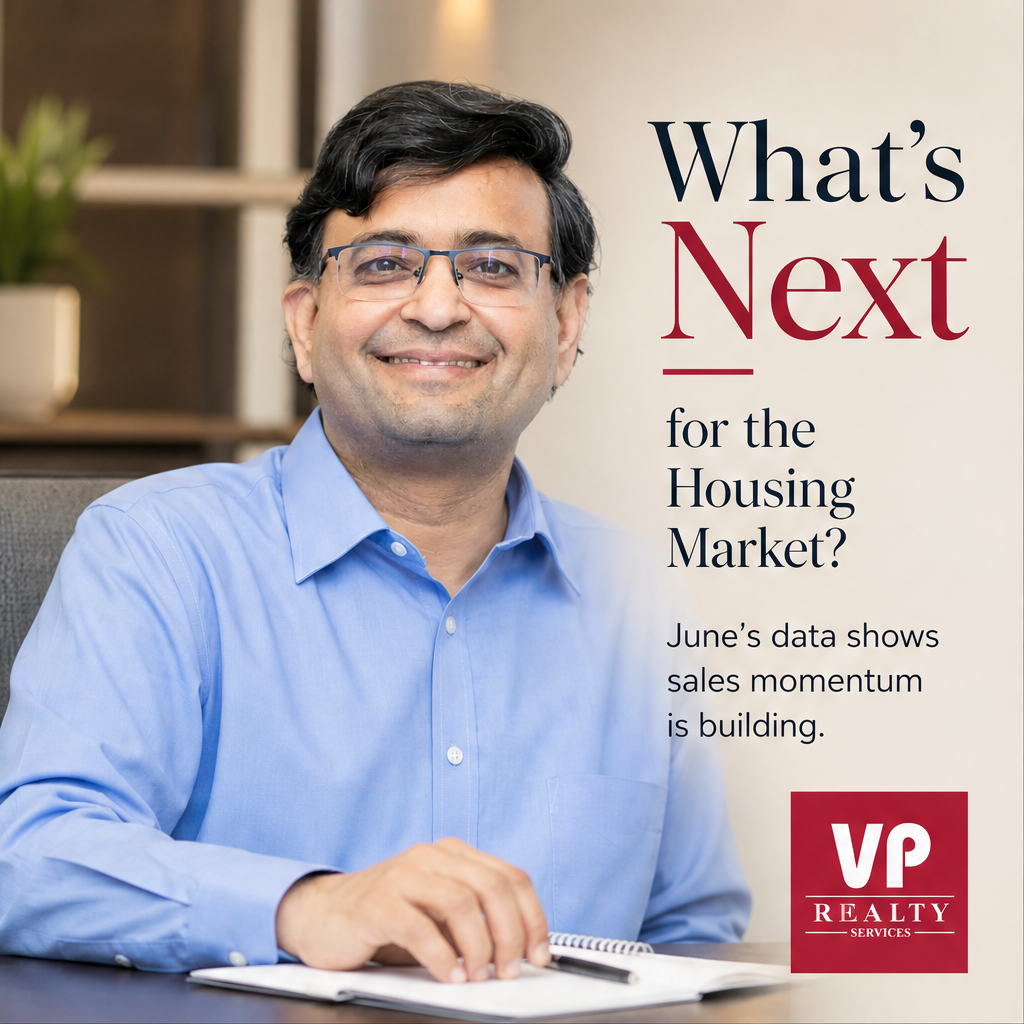 June's housing data shows sales momentum — slide 1 of 5