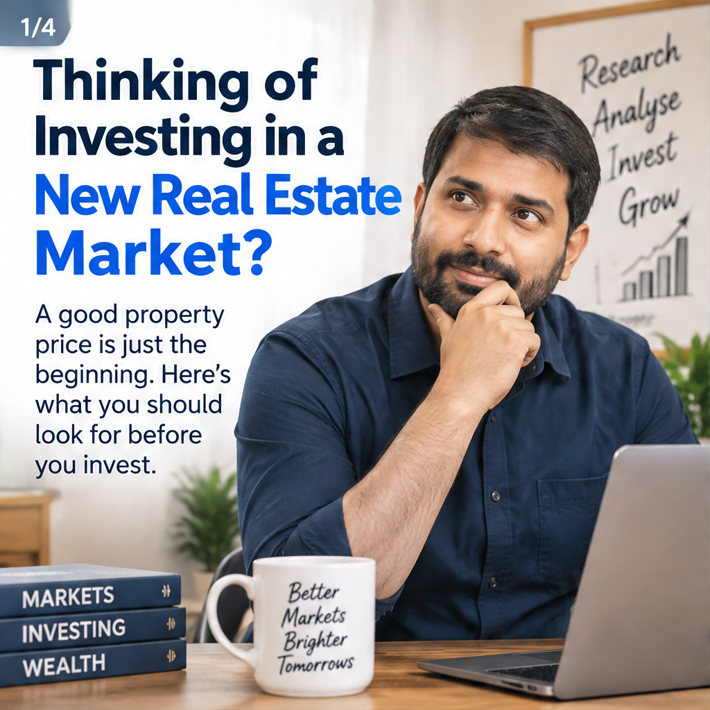 What Investors Should Look for Before Entering a New Real Estate Market — slide 1 of 4