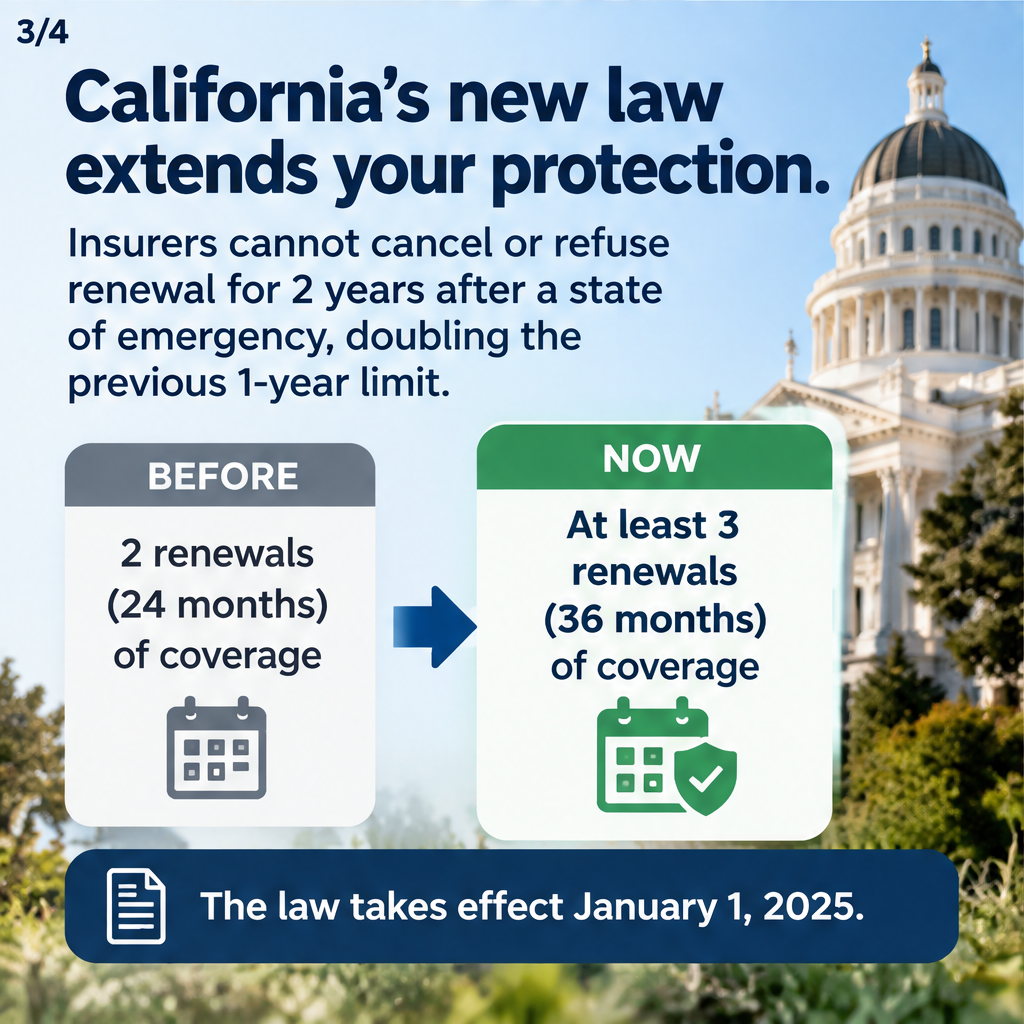 California homeowners get 2 years of postfire insurance protection under governor's bill — slide 3 of 5