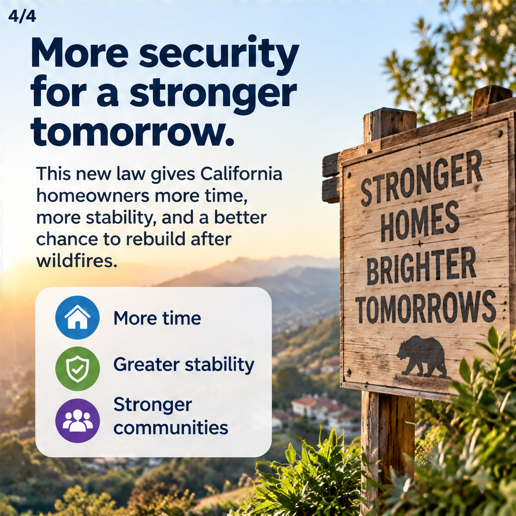 California homeowners get 2 years of postfire insurance protection under governor's bill — slide 4 of 5