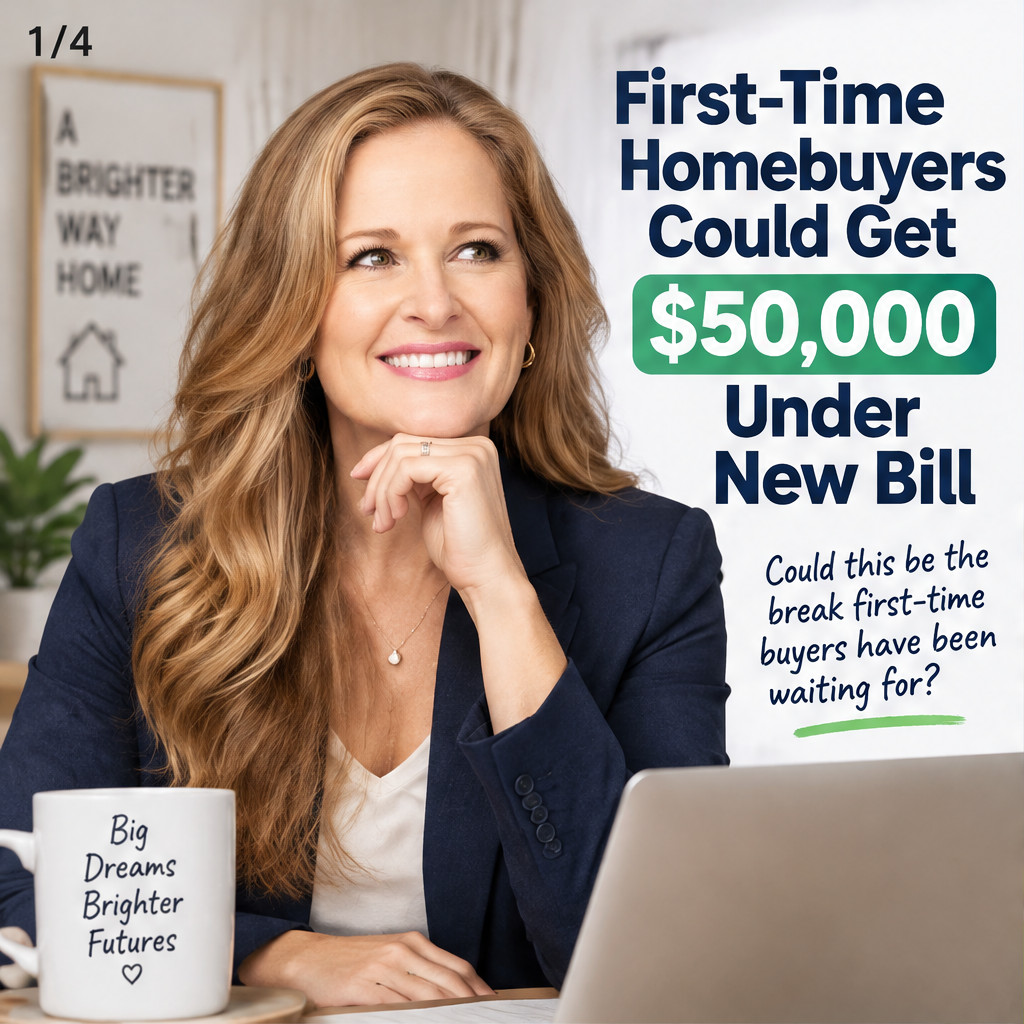 First-time homebuyers could get $50,000 under new bill — slide 1 of 4