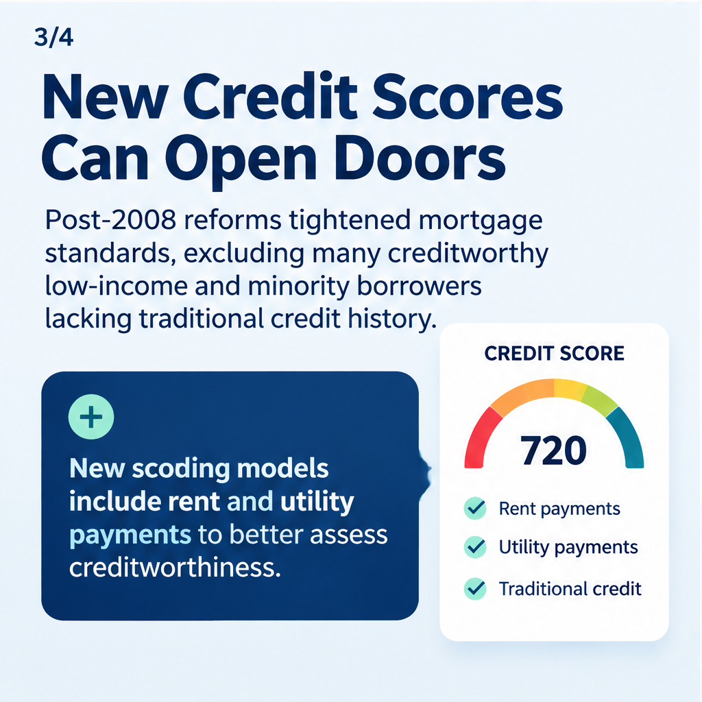 Homebuyers: Lending Standards Are Still Tight, but New Credit Scores May Help — slide 3 of 5