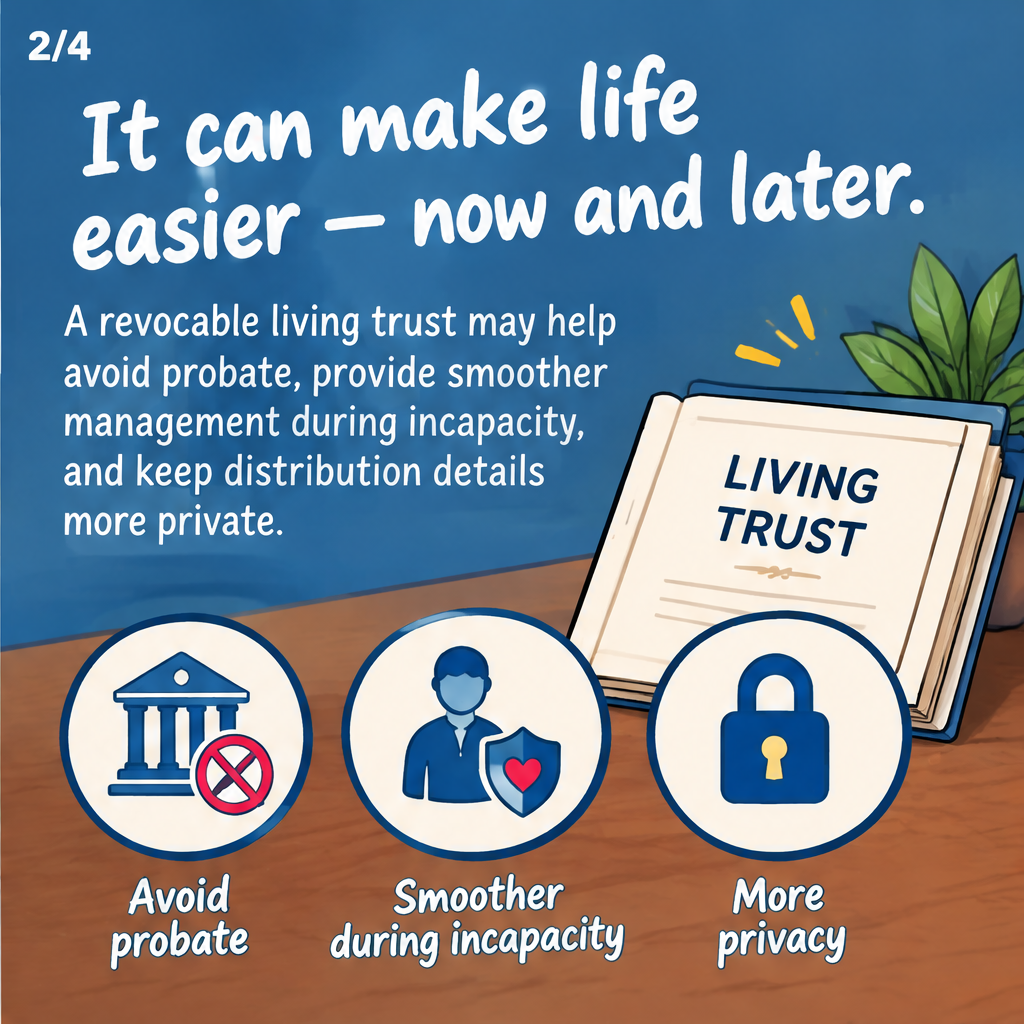 Protect Your Legacy: Why a Revocable Living Trust Matters — slide 2 of 5