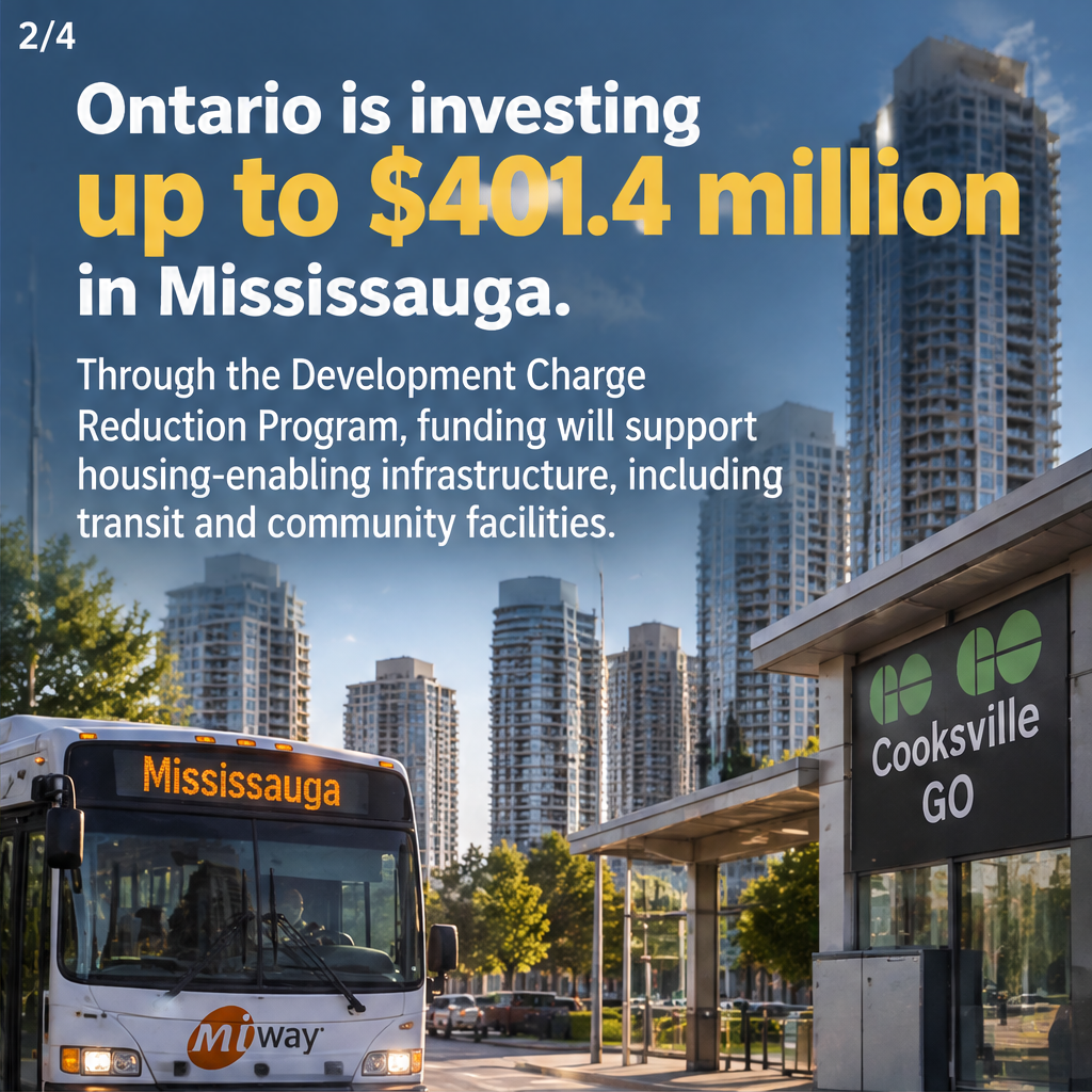 Canada and Ontario Making Homes More Affordable in Mississauga — slide 2 of 5