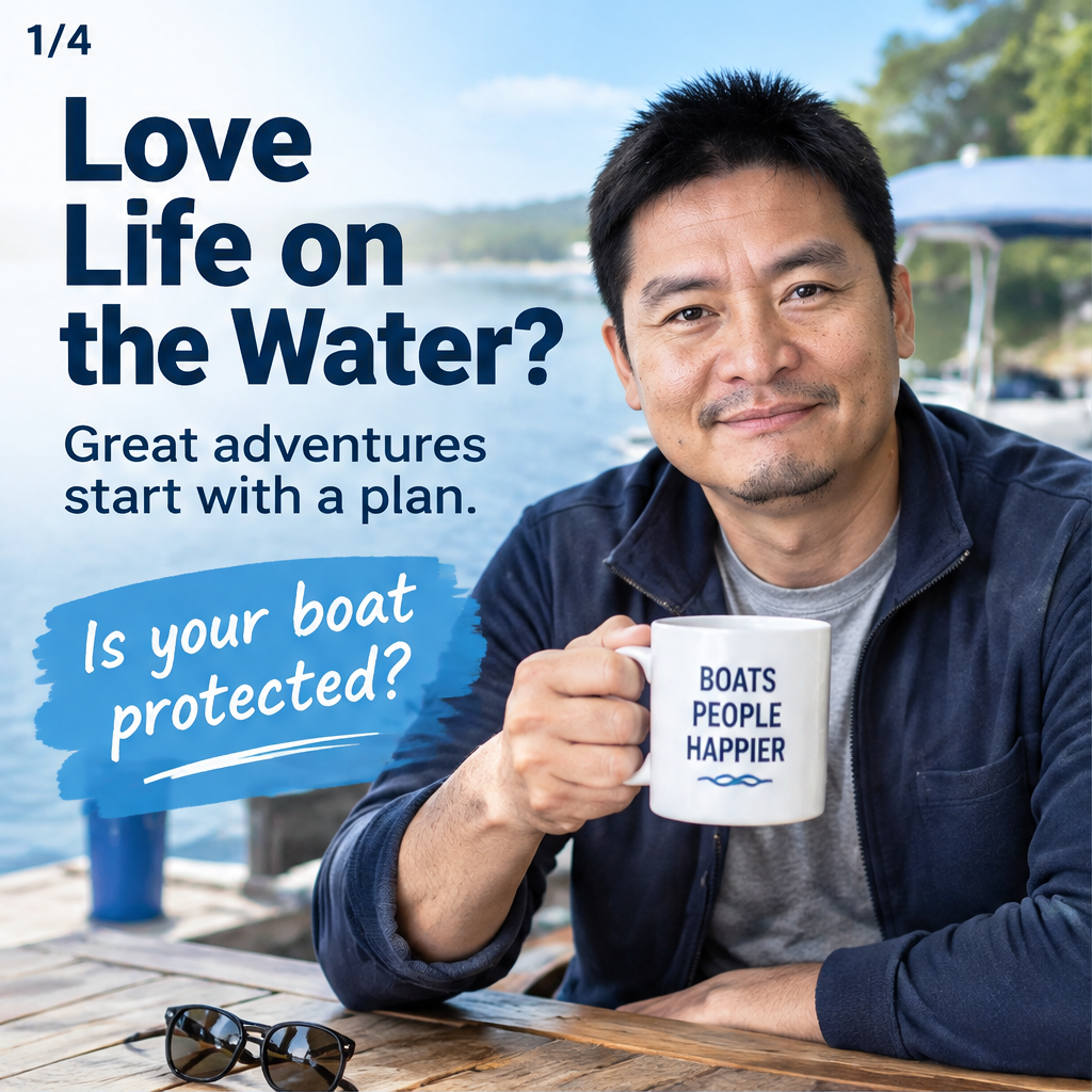 Boat insurance and safety — slide 1 of 5