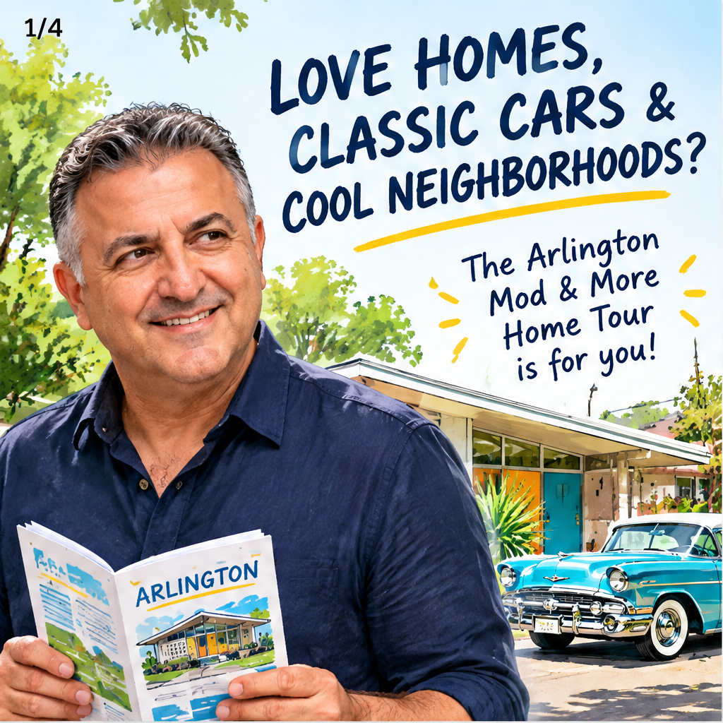 Arlington Mod & More Home Tour — slide 1 of 5