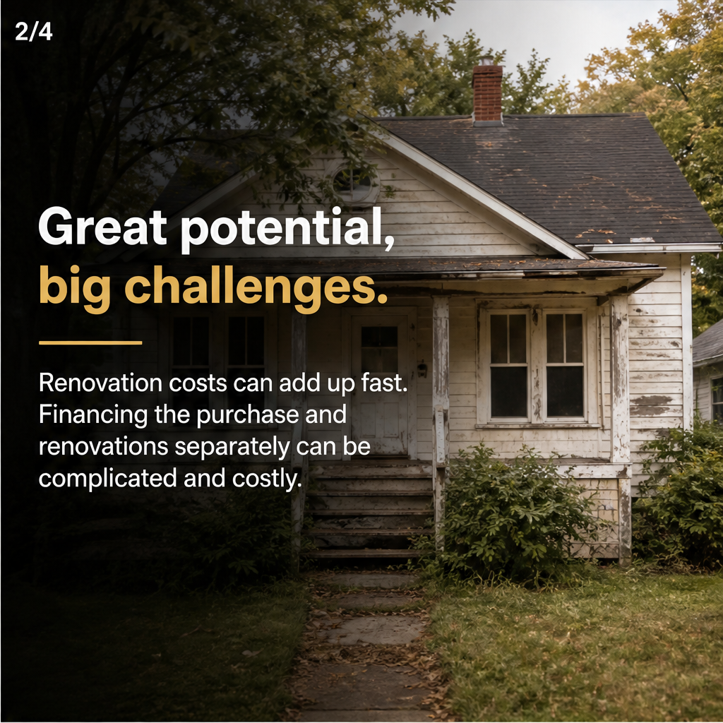 Turn a Fixer-Upper Into Your Dream Home — slide 2 of 5