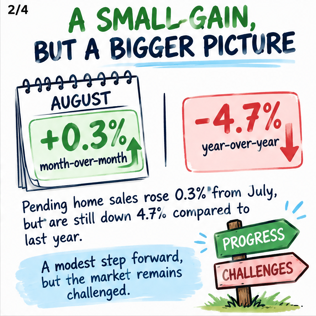 NAR Pending Home Sales Report Shows 0.3% Increase in August — slide 2 of 5