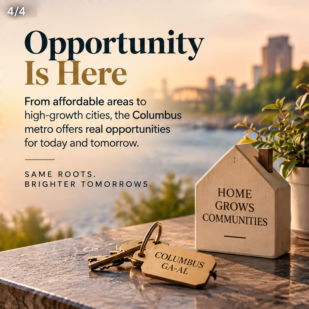 Cities with the fastest-growing home prices in the Columbus, Georgia metro area — slide 4 of 4