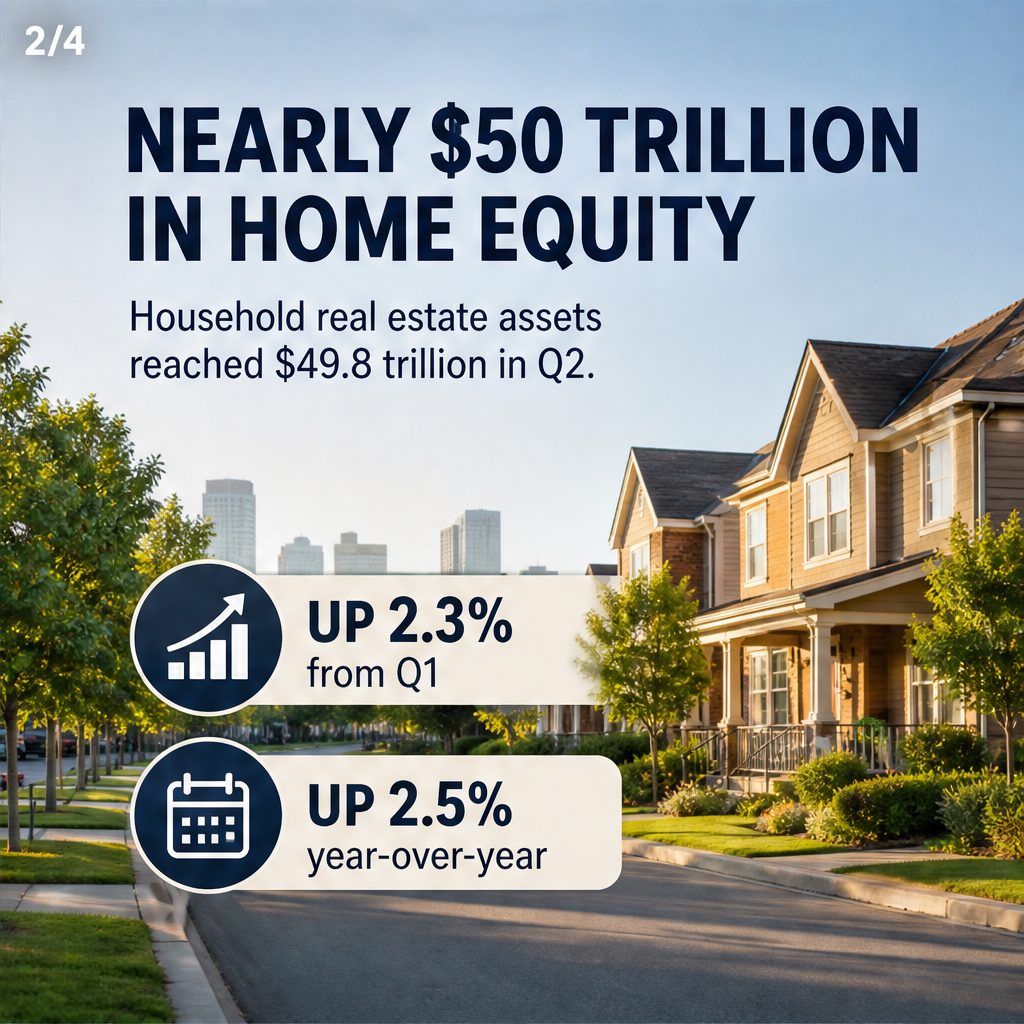 Value of Household Real Estate Assets Approaches $50 Trillion — slide 2 of 5