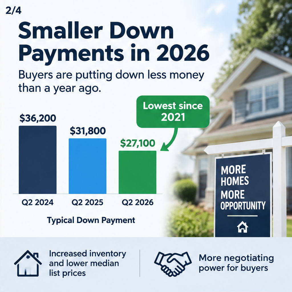 Smaller Down Payments Give Buyers More Room, But Rates Limit The Savings — slide 2 of 5