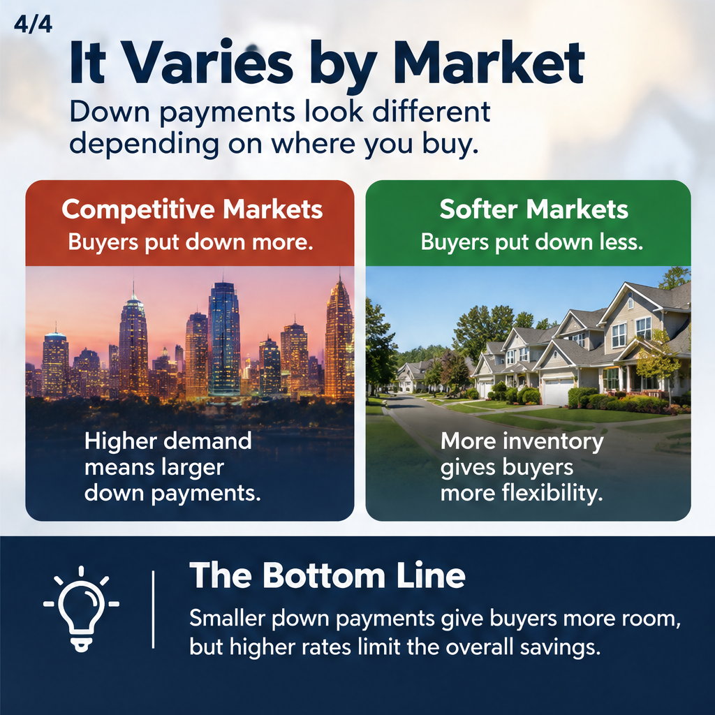 Smaller Down Payments Give Buyers More Room, But Rates Limit The Savings — slide 4 of 5