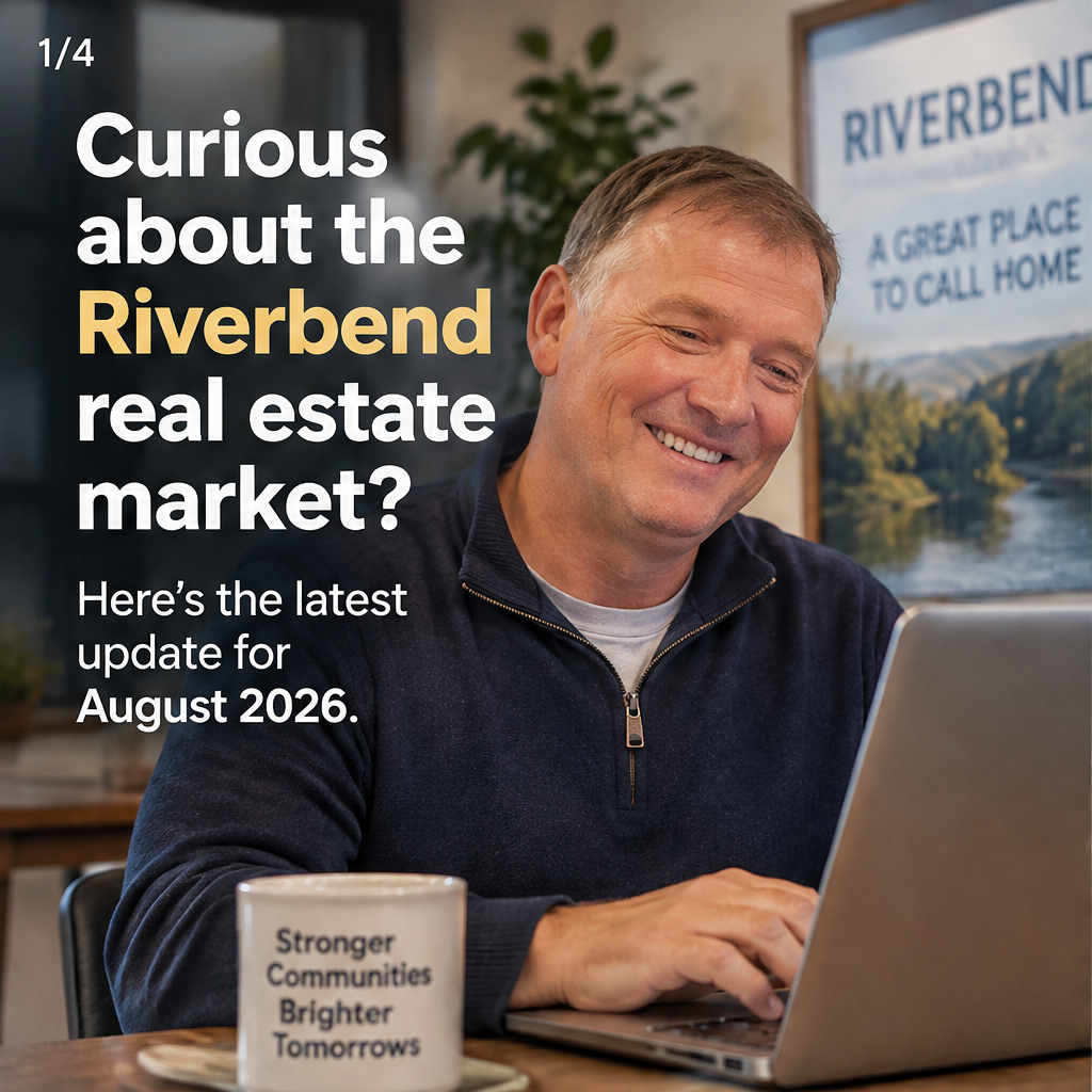 Riverbend Real Estate Statistics Update — slide 1 of 5