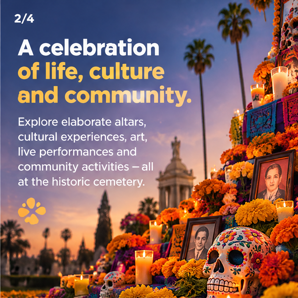 27th Annual Día de los Muertos at Hollywood Forever — slide 2 of 5