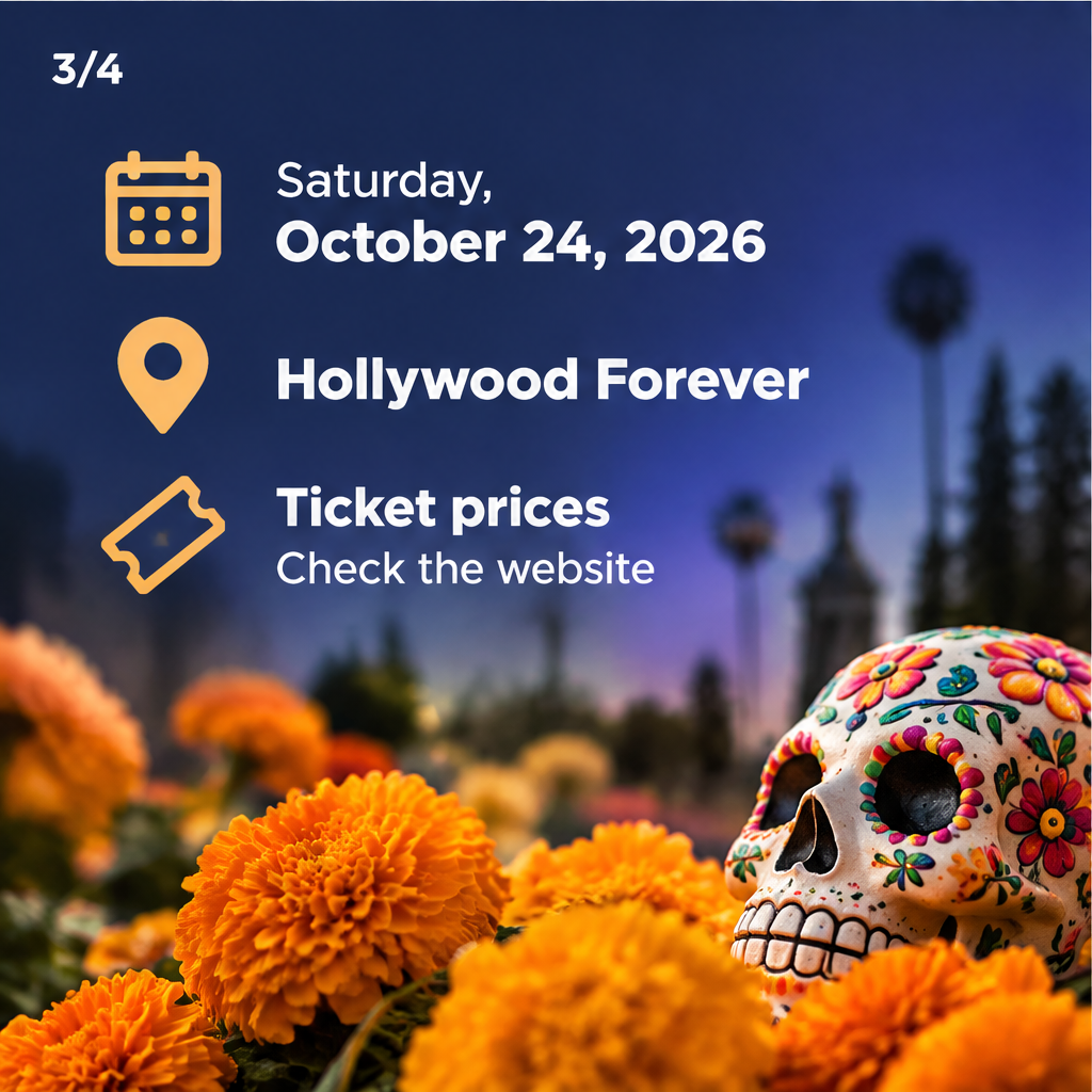 27th Annual Día de los Muertos at Hollywood Forever — slide 3 of 5